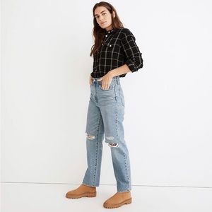 Madewell The Perfect Vintage Straight Jean in Berrimore Wash
